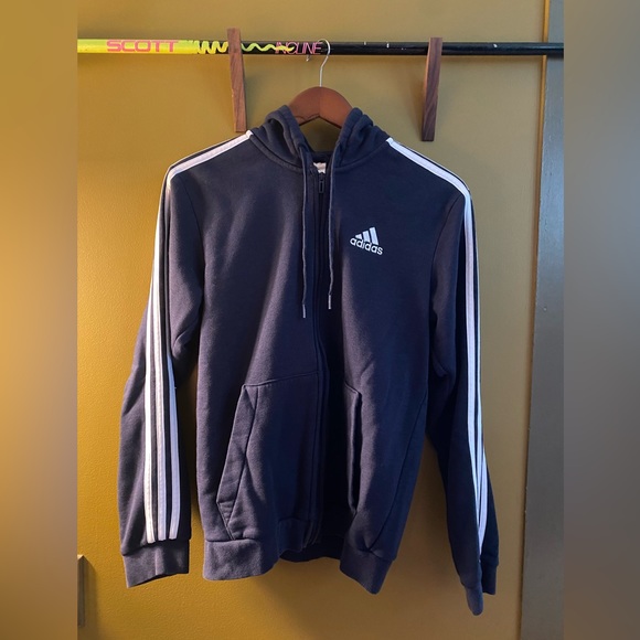 adidas Other - Adidas hooded zip-up sweatshirt